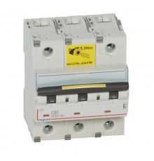 Выключатель автоматический трехполюсный DX3 10000 80А C 16кА  409280  Legrand