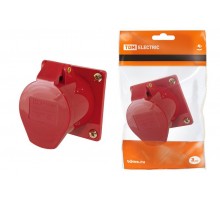 Розетка 414 скрытая 3Р+РЕ 16А 380В IP44   SQ0604-0012  TDM