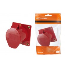 Розетка 414 скрытая 3Р+РЕ 16А 380В IP44   SQ0604-0012  TDM