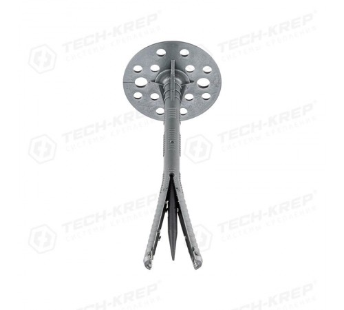 Дюбель для теплоизоляции с пласт. гвоздём (IZO) 10х160 (500 шт) - накл. ( 7,765 кг)  124887  Tech-KREP