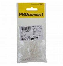 Дюбель-хомут 5-10 белый (10 шт.) PROCONNECT  07-4501-2-9  PROconnect
