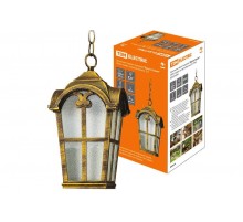 Светильник садово-парковый НСУ Братья Гримм 100Вт ЛН/КЛЛ/LED Е27 IP54 подвес, шагрень/бронза  SQ0330-0095  TDM