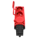 Колодка 3 гнезда 2К+З каучуковая 16А/250В IP44 Красная MultiSet  MST4123RD  SE