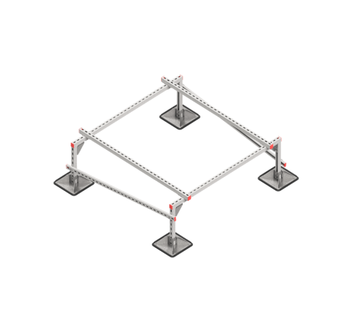 Опорная конструкция для установки оборудования TECHNORAPTOR STEELFOOT 1500х1500 тип 1 HD  KM-TR-STF-SSEI-1500-1500-1 HD  КМ - профиль