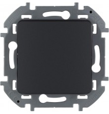 Inspiria Антрацит Переключатель промежуточный винтовые клеммы 1-клавишный С/У без рамки  673683  Legrand
