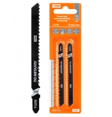 Пилки для электролобзика по металлу, HSS, 75х3 мм, быстрый рез, T127D, 2 шт, "Рубин", TDM  SQ1089-0211  TDM