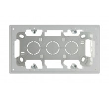 Коробка подъемная на 2 поста для накладного монтажа цвета алюминий S24 Harmonie  2400752-033  Simon