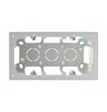 Коробка подъемная на 2 поста для накладного монтажа цвета алюминий S24 Harmonie  2400752-033  Simon