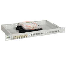 1U кросс укомплектованный: SC (Simplex) 12шт;  (OM2)  FOBX24-1U-12SCUS50  ITK