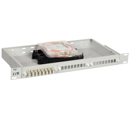 1U кросс укомплектованный: SC (Simplex) 12шт;  (OM2)  FOBX24-1U-12SCUS50  ITK