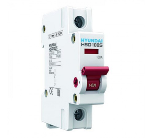 Выключатель нагрузки HSD100S 1PDSS0000C 00032 1 полюс 32А  13.04.000942  HYUNDAI
