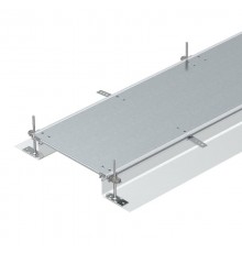 Секция кабельного канала OKA-G глухая, с фиксаторами 2400x400x140 мм (сталь) (OKA-G40040140R)  7424044  OBO Bettermann