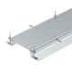 Секция кабельного канала OKA-G глухая, с фиксаторами 2400x400x140 мм (сталь) (OKA-G40040140R)  7424044  OBO Bettermann
