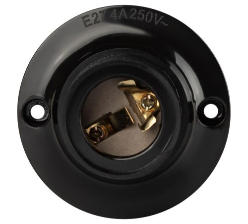 Патрон  Е27 потолочный бакелит без наклейки групповая упаковка 50 шт  Б0069197  ЭРА