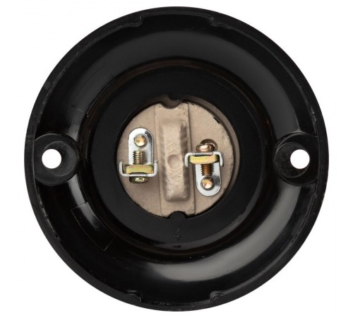 Патрон  Е27 потолочный бакелит без наклейки групповая упаковка 50 шт  Б0069197  ЭРА