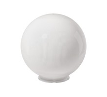 Рассеиватель для садово-паркового светильника шар ПММА 300 мм опал призма (байонет 145 мм)  SQ0321-0231  TDM