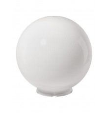 Рассеиватель для садово-паркового светильника шар ПММА 300 мм опал призма (байонет 145 мм)  SQ0321-0231  TDM