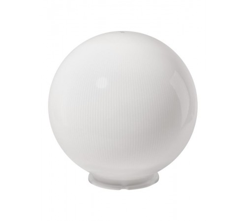 Рассеиватель для садово-паркового светильника шар ПММА 300 мм опал призма (байонет 145 мм)  SQ0321-0231  TDM