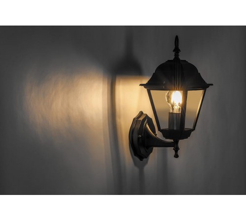 Светильник садово-парковый 4201 100W 230V E27 185*215*400мм черный  11024  FERON