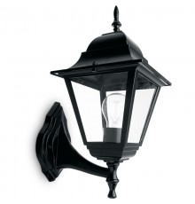 Светильник садово-парковый 4201 100W 230V E27 185*215*400мм черный  11024  FERON