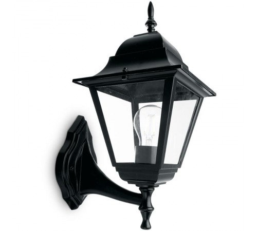 Светильник садово-парковый 4201 100W 230V E27 185*215*400мм черный  11024  FERON