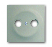 Накладка (центральная плата) для TV-R розетки impuls цвет шампань-металлик  1753-0-5440   2CKA001753A5440  ABB