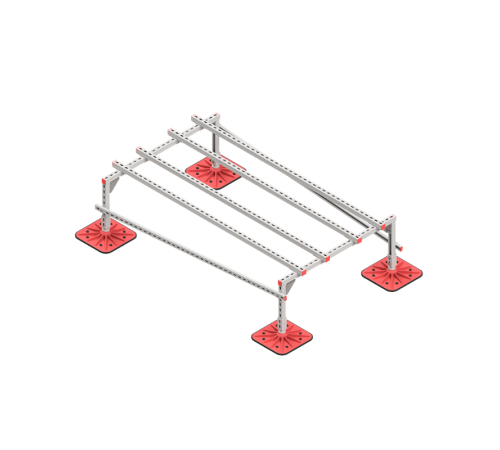 Опорная конструкция для установки оборудования TECHNORAPTOR FOOT 1200х2000 тип 2 HD  KM-TR-F-SSEI-1200-2000-2 HD  КМ - профиль