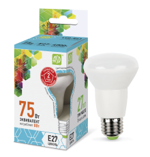 Лампа светодиодная LED-R63-standard 8Вт 230В Е27 4000К 720Лм  4690612001593  ASD