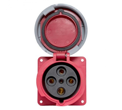 Розетка стационарная внутренняя 3442 3Р+РЕ 125А 380В IP67 EKF PROxima  ps-3442-125-380  EKF