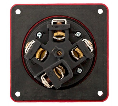 Розетка стационарная внутренняя 3442 3Р+РЕ 125А 380В IP67 EKF PROxima  ps-3442-125-380  EKF