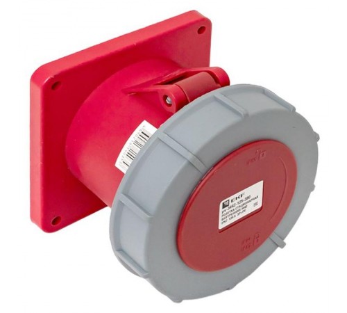 Розетка стационарная внутренняя 3442 3Р+РЕ 125А 380В IP67 EKF PROxima  ps-3442-125-380  EKF
