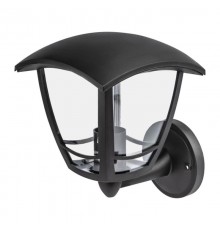 Светильник садово-парковый   ДБУ 07-8-001 Дели черный 4 гранный IP44 светодиодный 8Вт 3000K   Б0064196  ЭРА