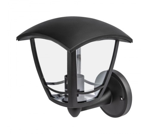 Светильник садово-парковый   ДБУ 07-8-001 Дели черный 4 гранный IP44 светодиодный 8Вт 3000K   Б0064196  ЭРА