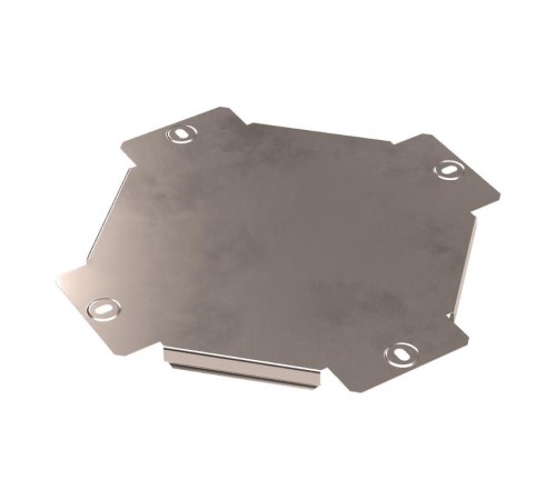 Крышка ответвителя Х-образного Стандарт INOX (AISI 409) 100  PR16.3254  Промрукав