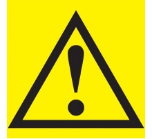 Самоклеящаяся этикетка: 150х150 мм, "Внимание опасность"  YPC20-VNOPS-2-010  IEK