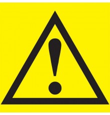 Самоклеящаяся этикетка: 150х150 мм, "Внимание опасность"  YPC20-VNOPS-2-010  IEK