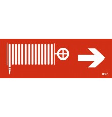 Этикетка самоклеящаяся  280х100мм "Пож. кран/стр. направо"   LPC10-1-28-10-PKNAPR  IEK