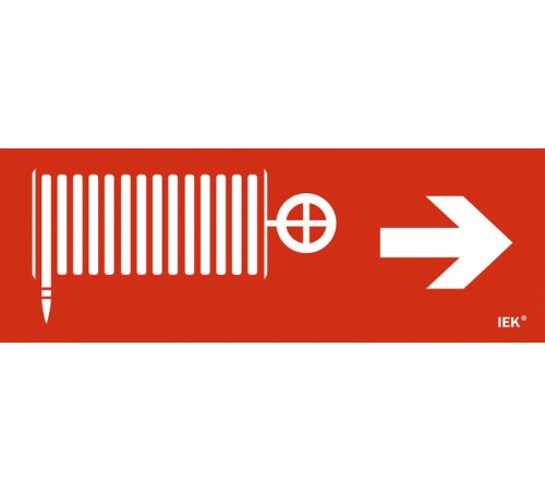 Этикетка самоклеящаяся  280х100мм "Пож. кран/стр. направо"   LPC10-1-28-10-PKNAPR  IEK