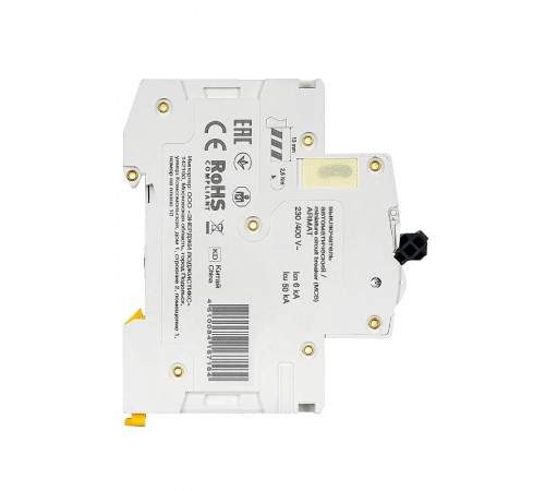 Выключатель автоматический трехполюсный M10N 3P C 4А 10кА ARMAT  AR-M10N-3-C004  IEK