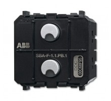 SBA-F-1.1.PB.1 Сенсор 1-клавишный/активатор жалюзи 1-канальный free@home, Zenit  6220-0-0237   2CKA006220A0237  ABB