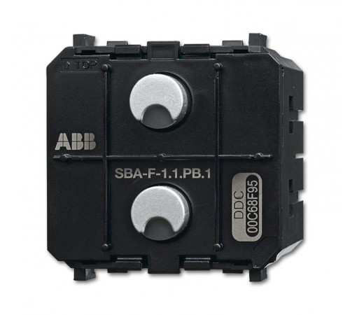 SBA-F-1.1.PB.1 Сенсор 1-клавишный/активатор жалюзи 1-канальный free@home, Zenit  6220-0-0237   2CKA006220A0237  ABB