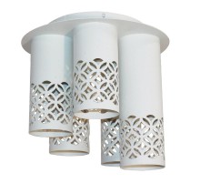 Светильник "Касабланка" 151 бел. муар НПБ 01-5х60-157 Е27  1005404803  Элетех