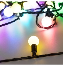 Светодиодная гирлянда ARD-BALL-PRO-D23-10000-BLACK-80LED RGB (230V, 7W)  025622  Arlight