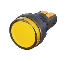 Сигнальный индикатор со  встроенным диодом 9-24В, желтый  M22L-F24YPP  DKC