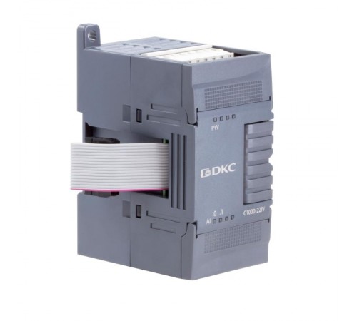 Модуль расширения, 4 входных резистивных датчика температуры (Pt100, Pt1000, Cu50, Ом)  C1000-04RD  DKC