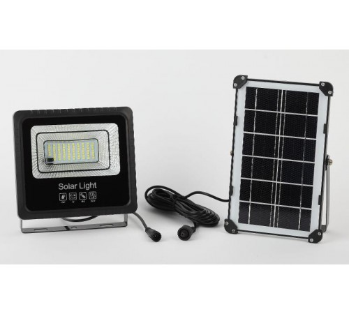Прожектор светодиодный уличный на солн. бат. 50W, 360 lm, 5000K, с датч. движения, ПДУ, IP65 (10  Б0049546  ЭРА