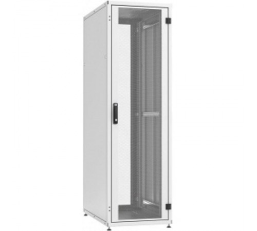 Шкаф напольный WZ-IT-456010-69AA-2-011-FP 19",45U,2096х600х1000мм,дв.стекл.с бок.вст.,сзади укороч.дв.+ф.п.3Uсер.(RAL7035)разобр. 408610  Zpas