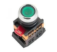 Кнопка ABLFS-22 с подсветкой зеленый NO+NC 230В EKF PROxima  ablfs-22-g  EKF