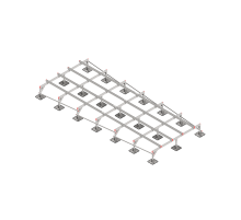 Опорная конструкция для установки оборудования TECHNORAPTOR STEELFOOT 2500х6000 HD  KM-TR-STF-SSEI-2500-6000 HD  КМ - профиль