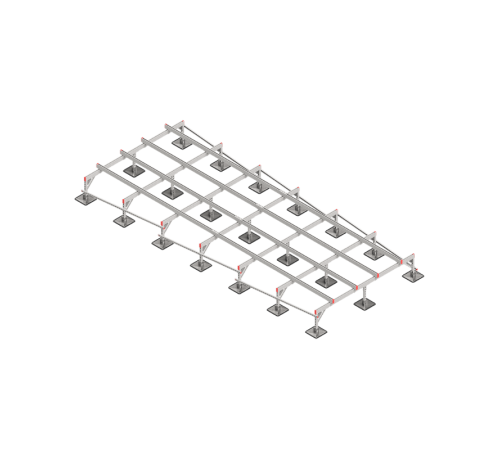 Опорная конструкция для установки оборудования TECHNORAPTOR STEELFOOT 2500х6000 HD  KM-TR-STF-SSEI-2500-6000 HD  КМ - профиль